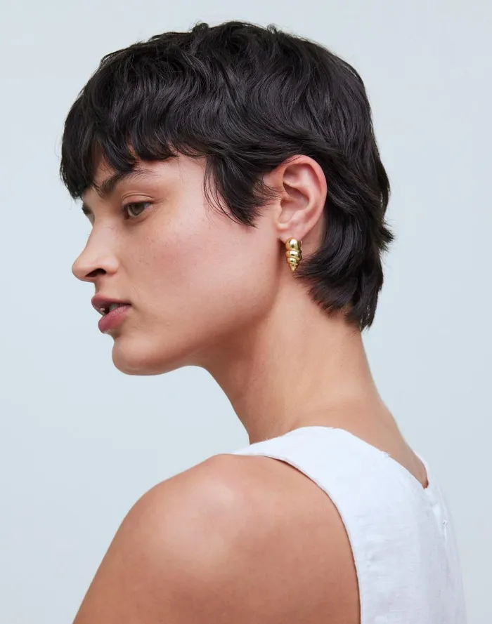 Women Jewelry Madewell Cone Shell Stud Earrings