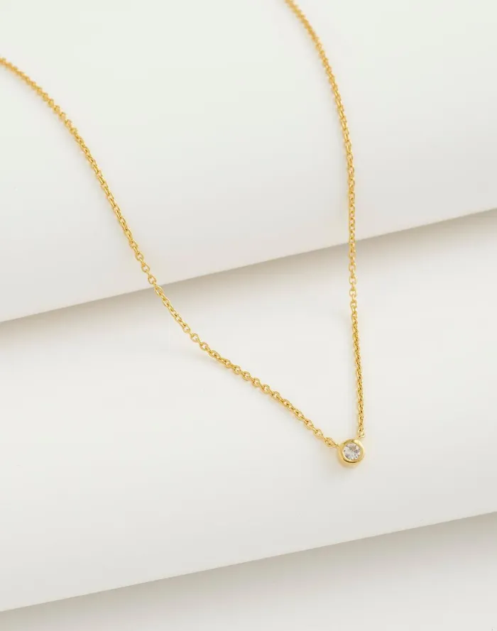 Women Jewelry Madewell DemiFine Bezel Set Choker Necklace