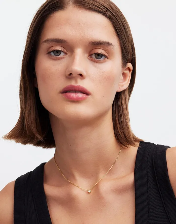 Women Jewelry Madewell DemiFine Bezel Set Choker Necklace