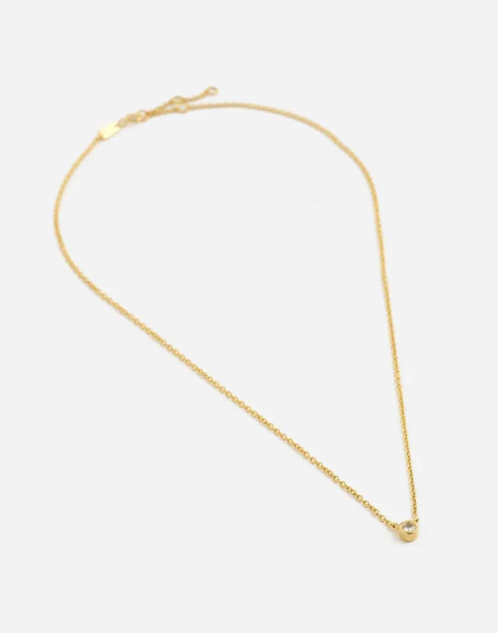 Women Jewelry Madewell DemiFine Bezel Set Choker Necklace