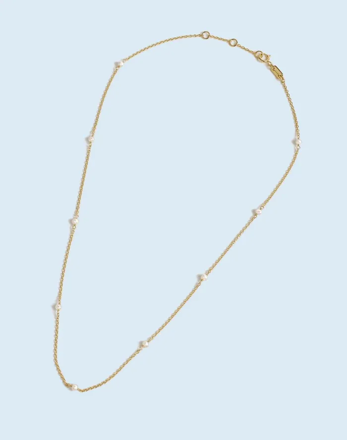 Women Jewelry Madewell DemiFine Freshwater Pearl Station Necklace