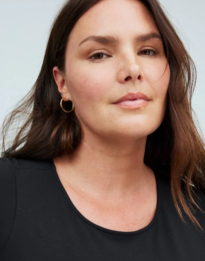 Women Jewelry Madewell DemiFine Medium Hoop Earrings