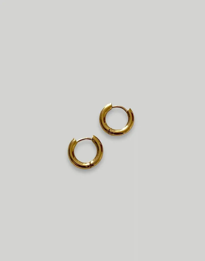 Women Jewelry Madewell Filosophy Louisa Hoops Small Gold Hoops
