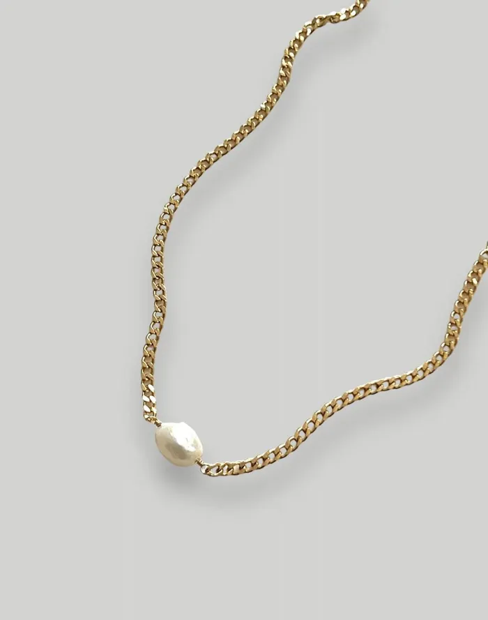 Women Jewelry Madewell Filosophy Mel Freshwater Pearl And Paper Clip Chain Style Chain Women Jewelry Madewell Filosophy Mel Freshwater Pearl And Paper Clip Chain Style Chain