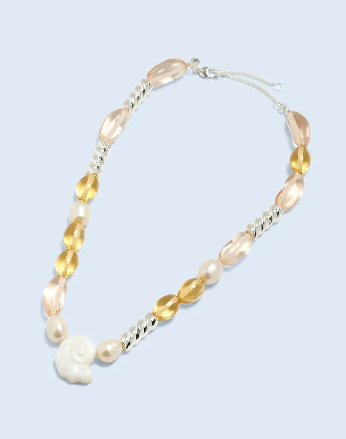 Women Jewelry Madewell Freshwater Pearl Nautical Beaded Necklace