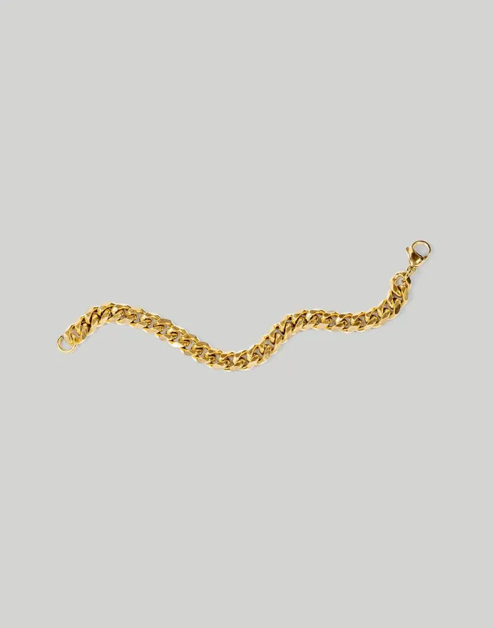 Women Jewelry Madewell Iris 1956 Jewelry Gisele Thick Cuban Bracelet