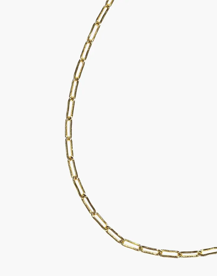 Women Jewelry Madewell Iris 1956 Jewelry Gold Filled Petite Paperclip Chain