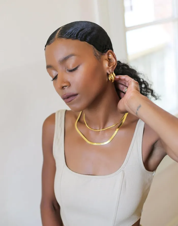 Women Jewelry Madewell Iris 1956 Jewelry Good Karma Hoops