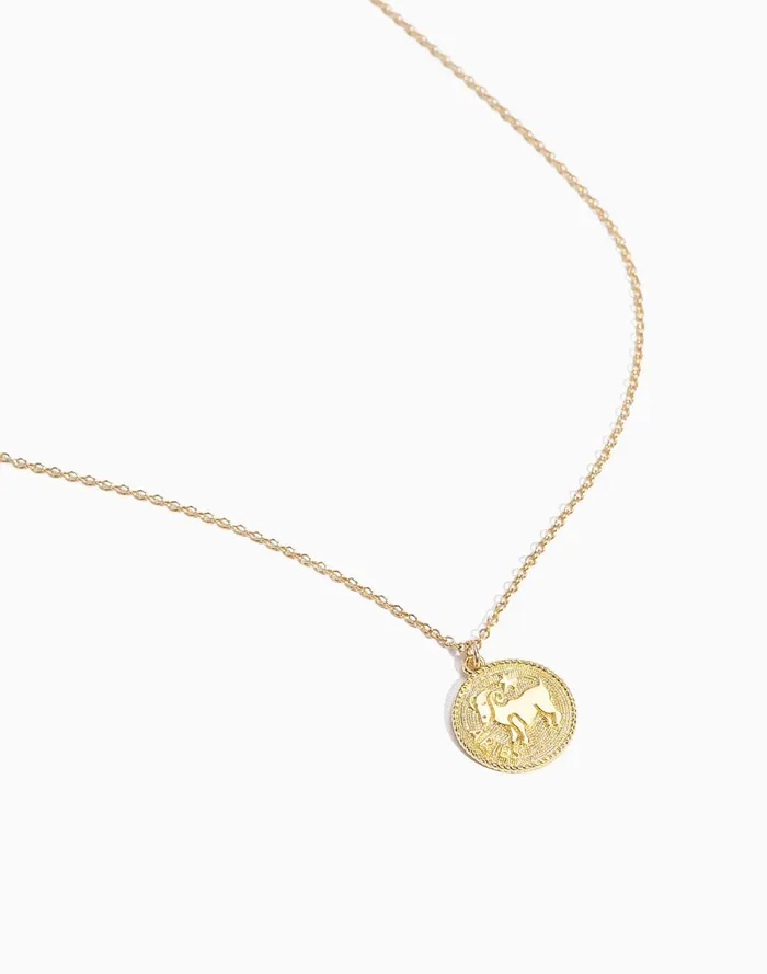 Women Jewelry Madewell Katie Dean Jewelry Aries Zodiac Necklace