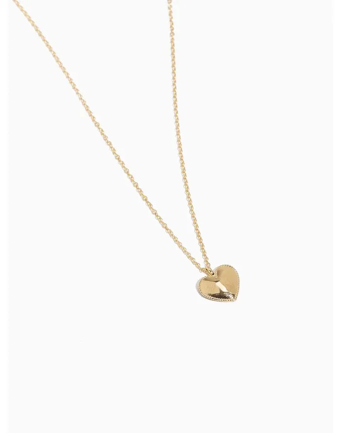 Women Jewelry Madewell Katie Dean Jewelry Beaded Heart Necklace