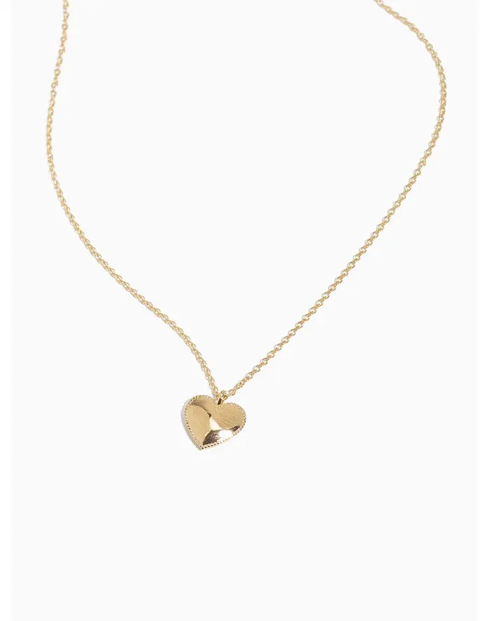 Women Jewelry Madewell Katie Dean Jewelry Beaded Heart Necklace