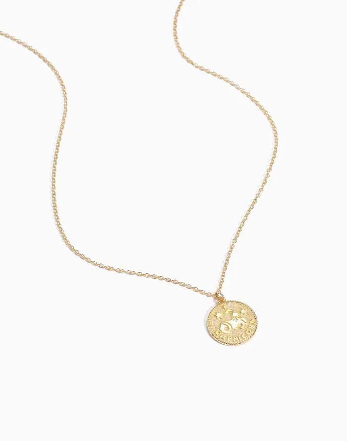 Women Jewelry Madewell Katie Dean Jewelry Capricorn Zodiac Necklace
