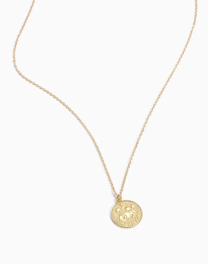 Women Jewelry Madewell Katie Dean Jewelry Capricorn Zodiac Necklace