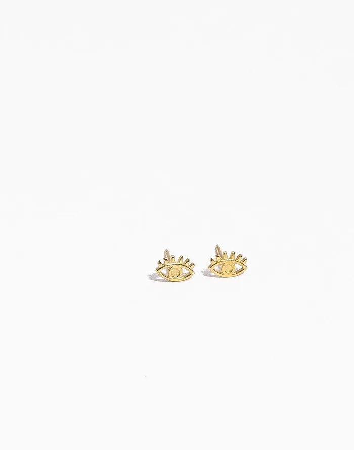 Women Jewelry Madewell Katie Dean Jewelry Evil Eye Studs