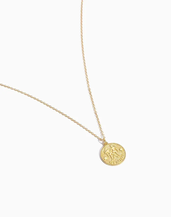 Women Jewelry Madewell Katie Dean Jewelry Gemini Zodiac Necklace