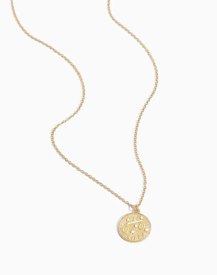 Women Jewelry Madewell Katie Dean Jewelry Libra Zodiac Necklace