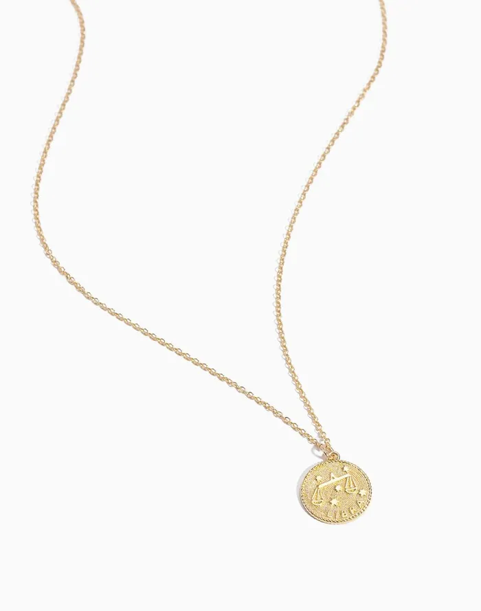 Women Jewelry Madewell Katie Dean Jewelry Libra Zodiac Necklace