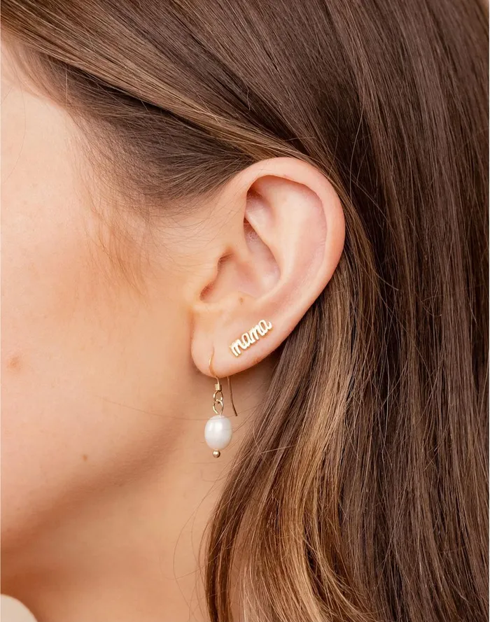 Women Jewelry Madewell Katie Dean Jewelry Mama Studs