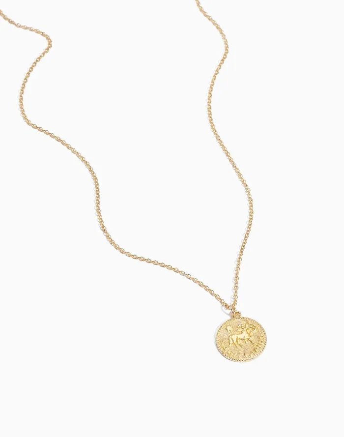 Women Jewelry Madewell Katie Dean Jewelry Sagittarius Zodiac Necklace