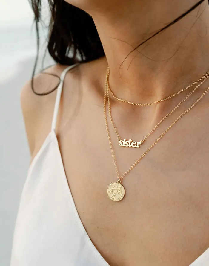 Women Jewelry Madewell Katie Dean Jewelry Sister Necklace