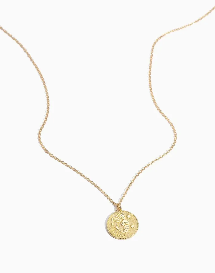 Women Jewelry Madewell Katie Dean Jewelry Virgo Zodiac Necklace
