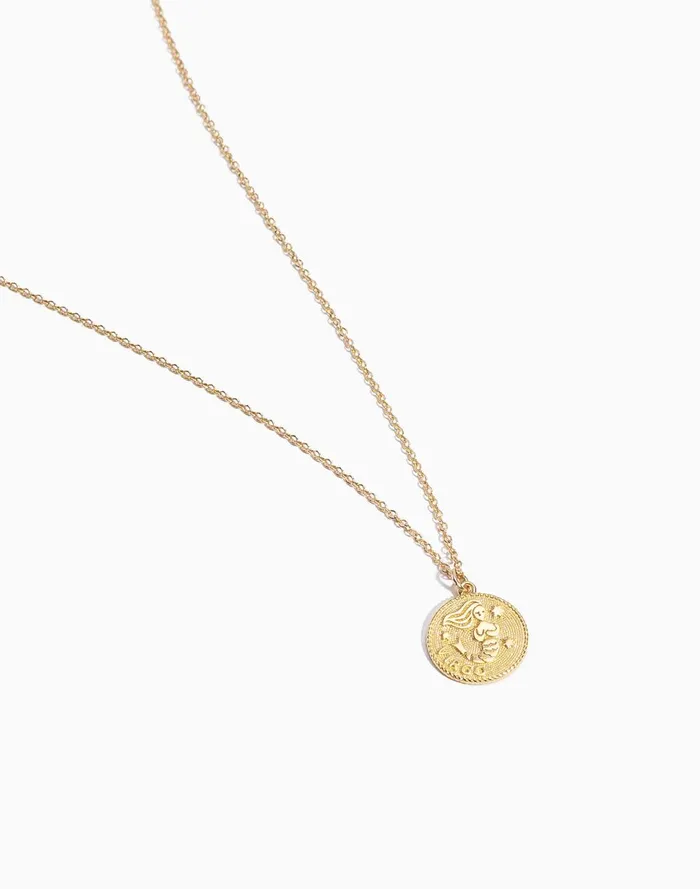 Women Jewelry Madewell Katie Dean Jewelry Virgo Zodiac Necklace