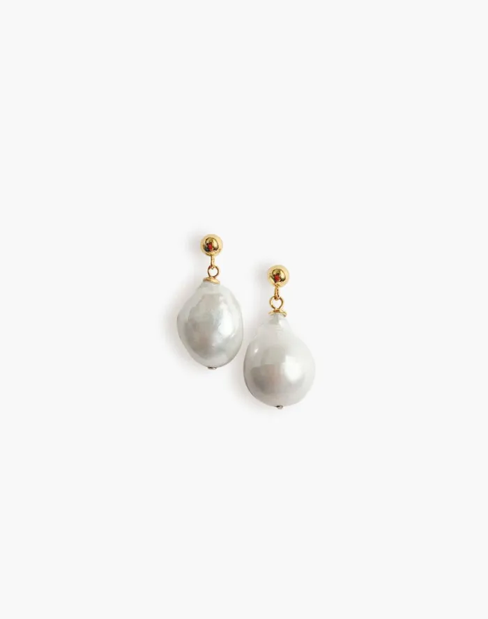 Women Jewelry Madewell Kinn Baroque Pearl Drop Earrings