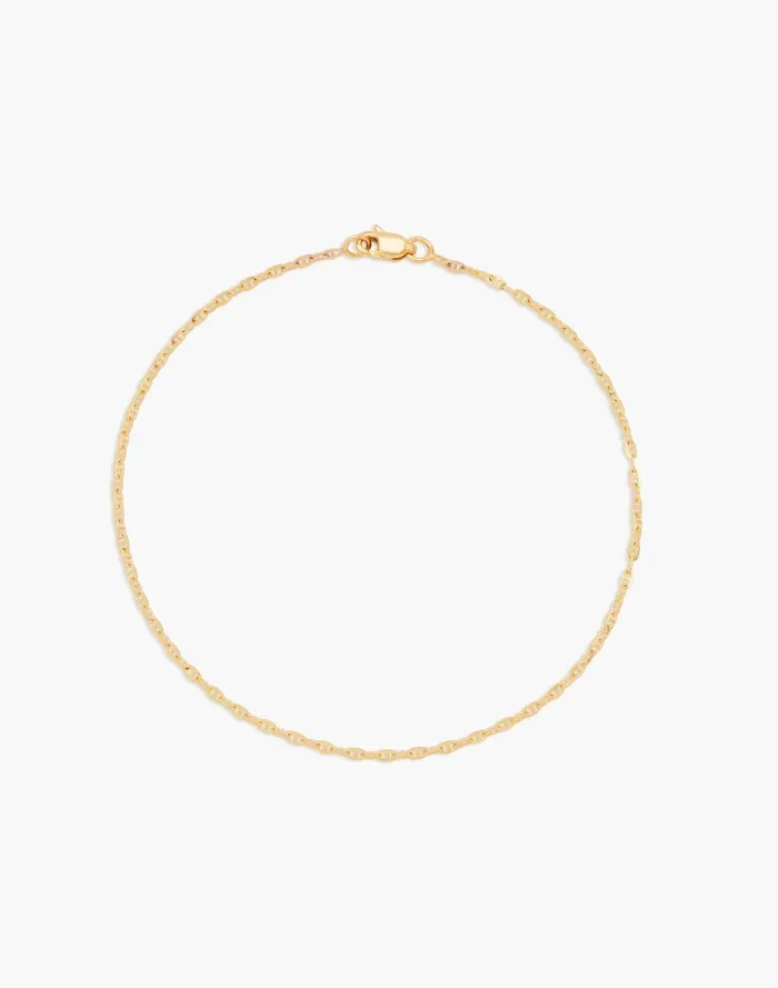 Women Jewelry Madewell Kinn Studio Micro Mariner Chain Bracelet