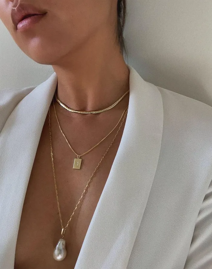 Women Jewelry Madewell Kinn Studio North Star Necklace Diamond