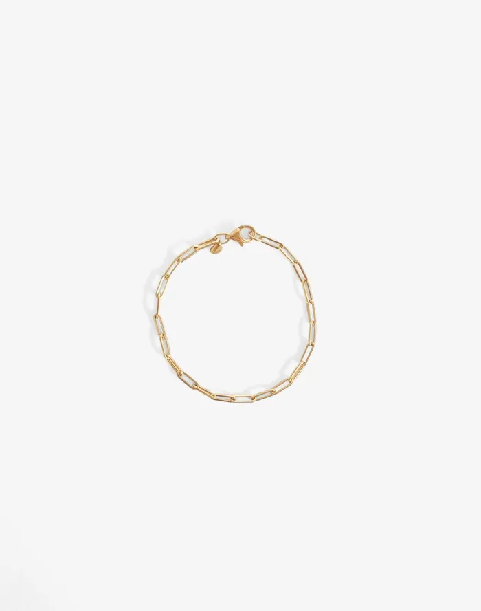 Women Jewelry Madewell Kinn Studio Paperclip Link Chain Bracelet