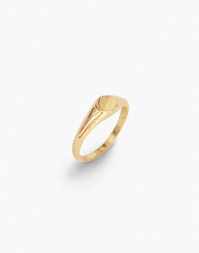 Women Jewelry Madewell Kinn Studio Petite Classic Signet Ring