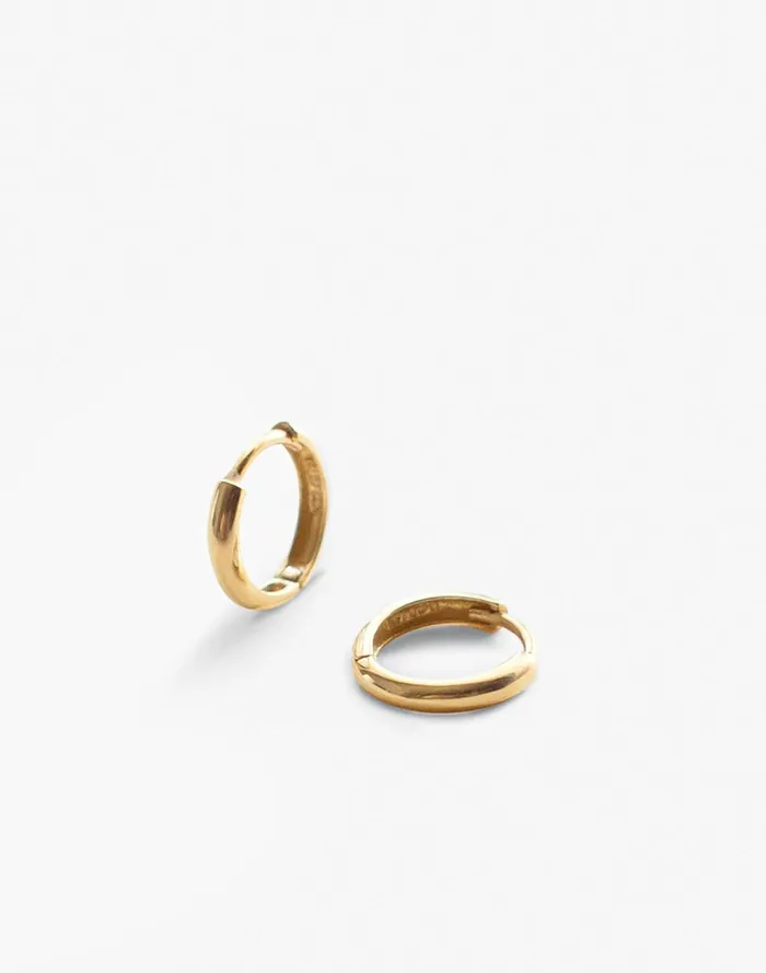 Women Jewelry Madewell Kinn Studio Petite Huggie Earrings