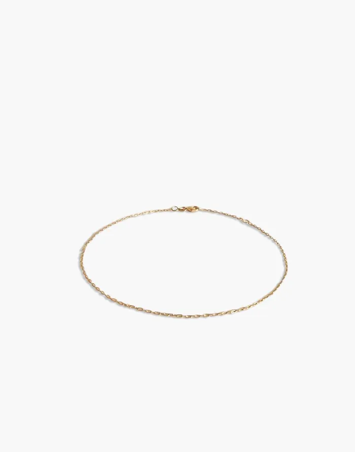 Women Jewelry Madewell Kinn Studio Rolo Chain Anklet