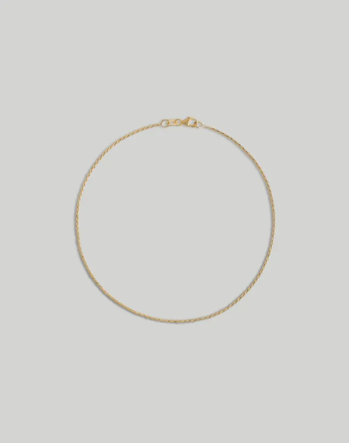 Women Jewelry Madewell Kinn Studio Rope Chain Anklet