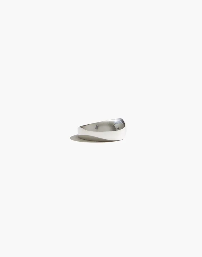 Women Jewelry Madewell Maslo Jewelry Domed Ring Sterling Silver