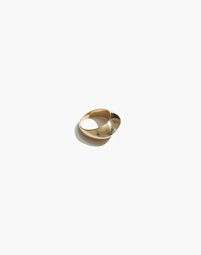 Women Jewelry Madewell Maslo Jewelry Peak Ring Gold