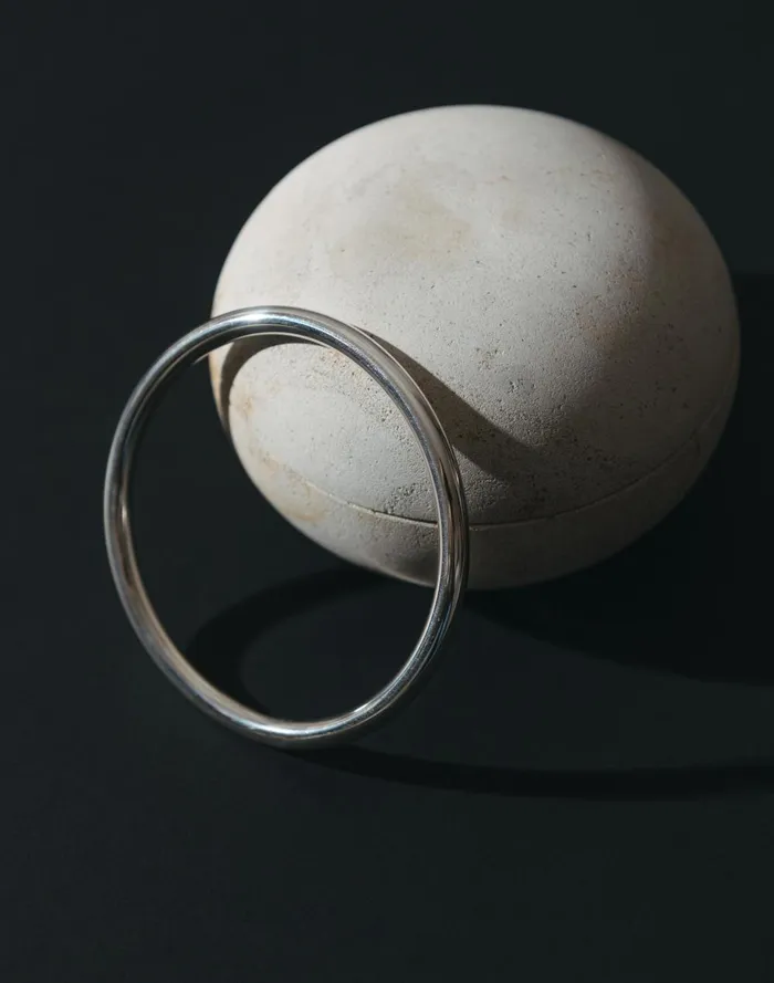 Women Jewelry Madewell Maslo Jewelry Silver Bangle