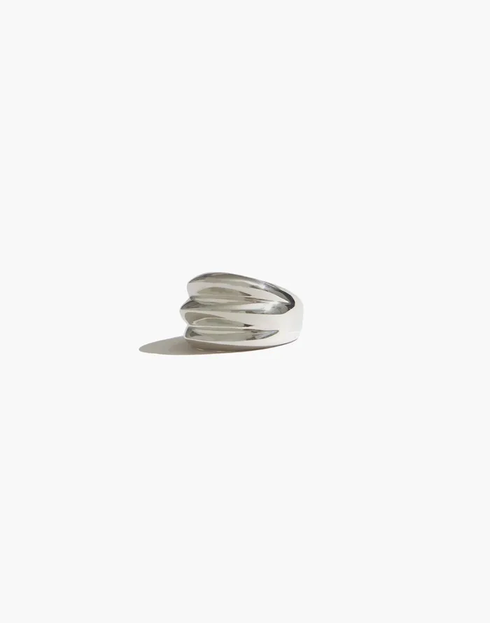 Women Jewelry Madewell Maslo Jewelry Triple Ring Sterling Silver