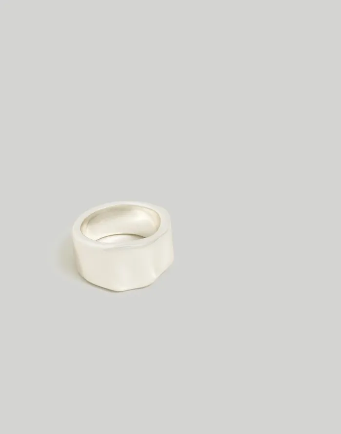 Women Jewelry Madewell Molten Chunky Ring
