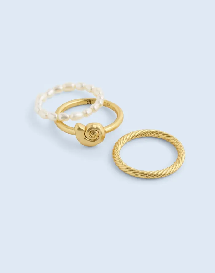 Women Jewelry Madewell Nautical Stacking Ring Set
