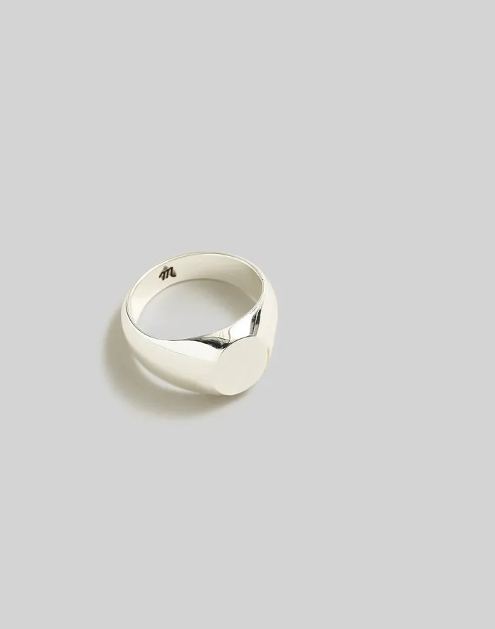 Women Jewelry Madewell Oval Signet Ring