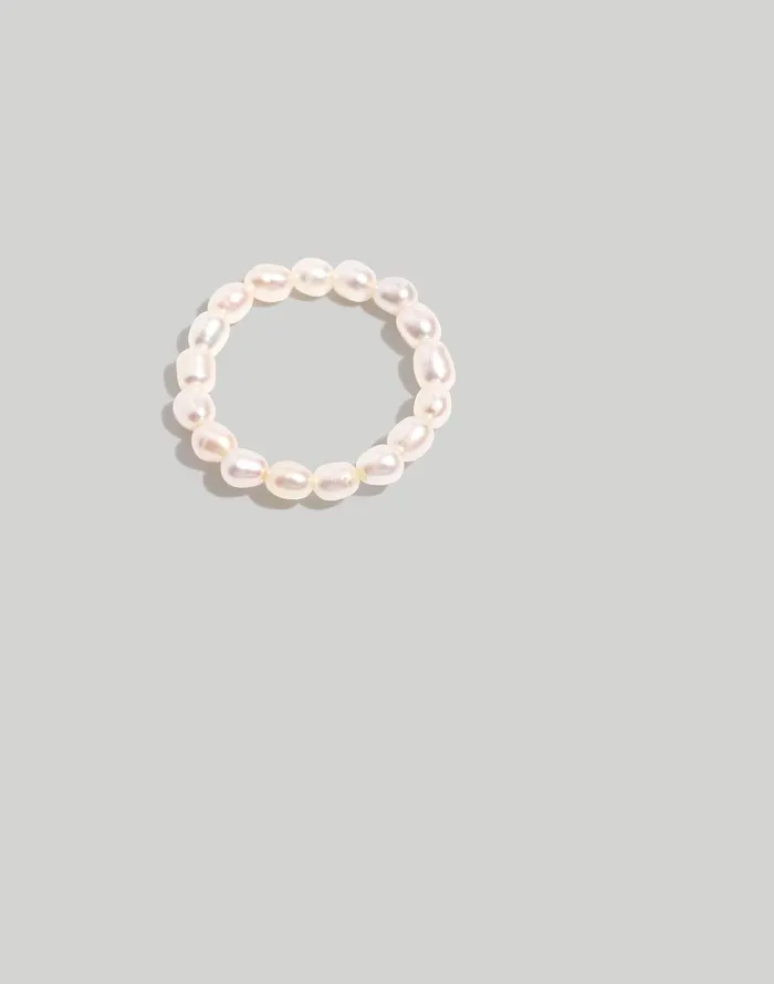 Women Jewelry Madewell Pearl Beaded Ring