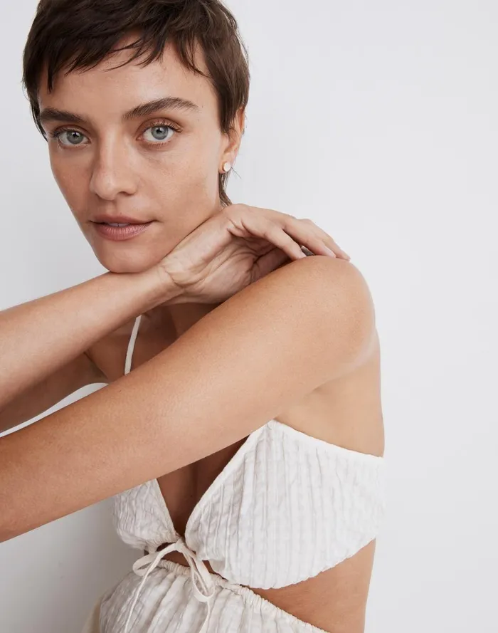 Women Jewelry Madewell Pearl Oyster Stud Earrings