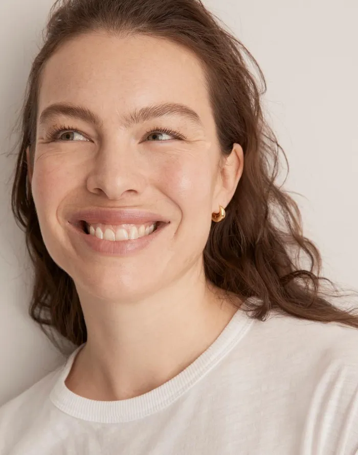 Women Jewelry Madewell Puffy Hoop Earrings