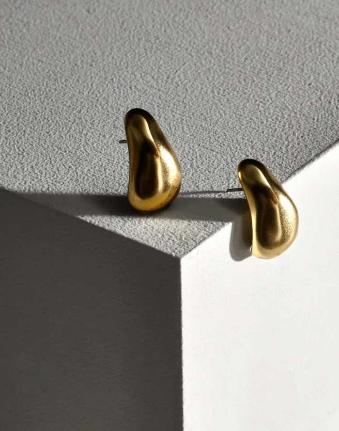 Women Jewelry Madewell Sculptural Droplet Statement Earrings