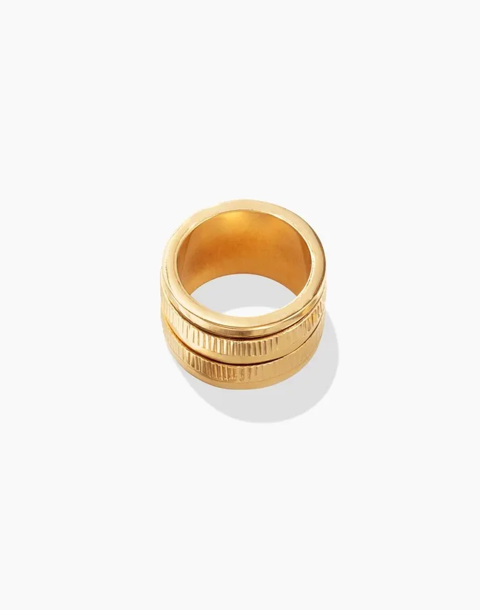 Women Jewelry Madewell SOKO Meta Spinner Ring