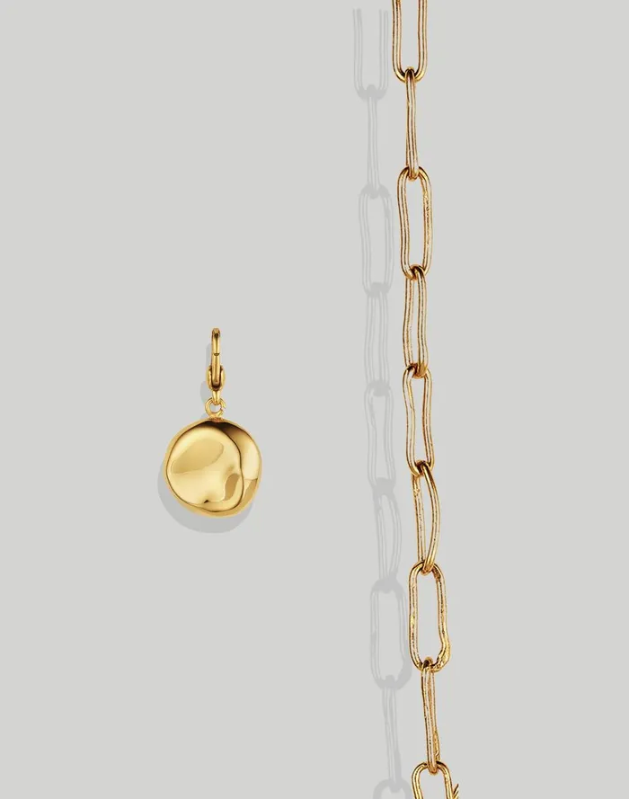 Women Jewelry Madewell SOKO Mini Bahari Necklace Charm and Mini Ellipse Link Necklace Set Women Jewelry Madewell SOKO Mini Bahari Necklace Charm and Mini Ellipse Link Necklace Set