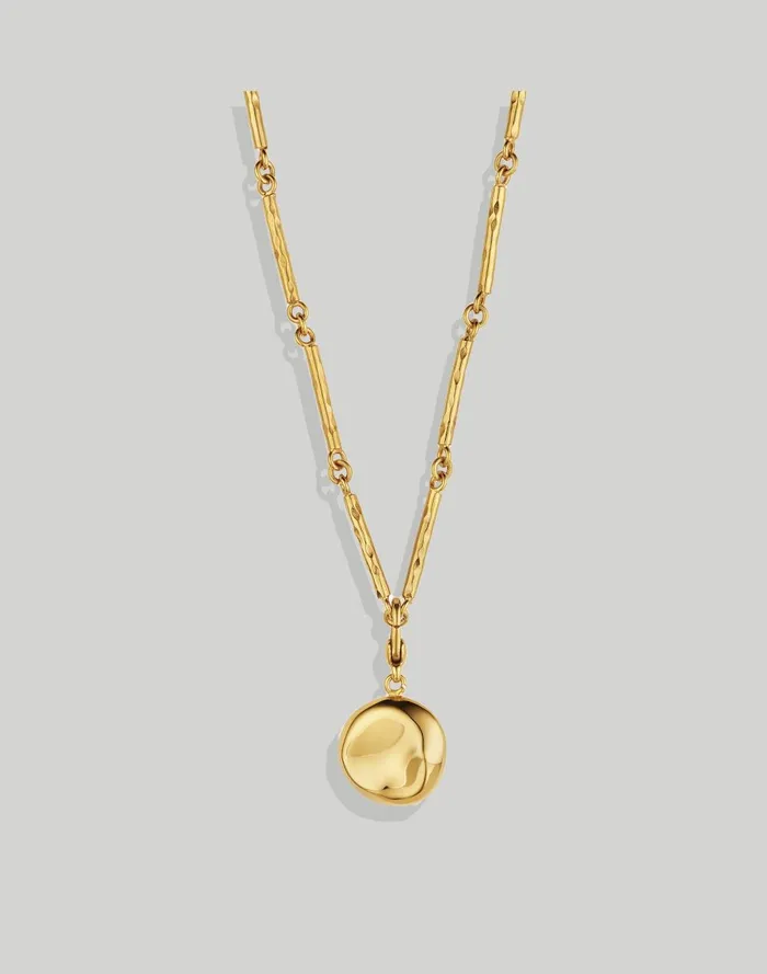 Women Jewelry Madewell SOKO Mini Bahari Necklace Charm and Nyundo Chain Necklace Set Women Jewelry Madewell SOKO Mini Bahari Necklace Charm and Nyundo Chain Necklace Set