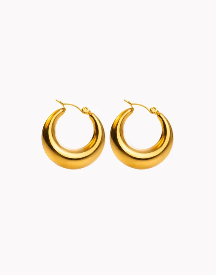 Women Jewelry Madewell TSEATJEWELRY BERRI HOOP EARRINGS