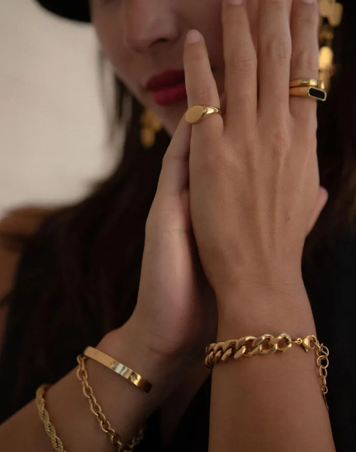 Women Jewelry Madewell TSEATJEWELRY PRESS PINKY RING